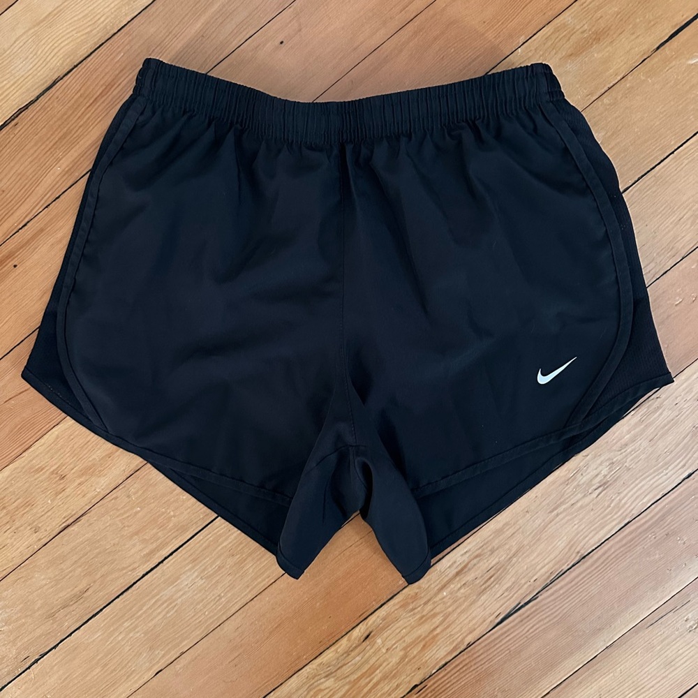 Nike Girls Black Sports Shorts Dri-fit
